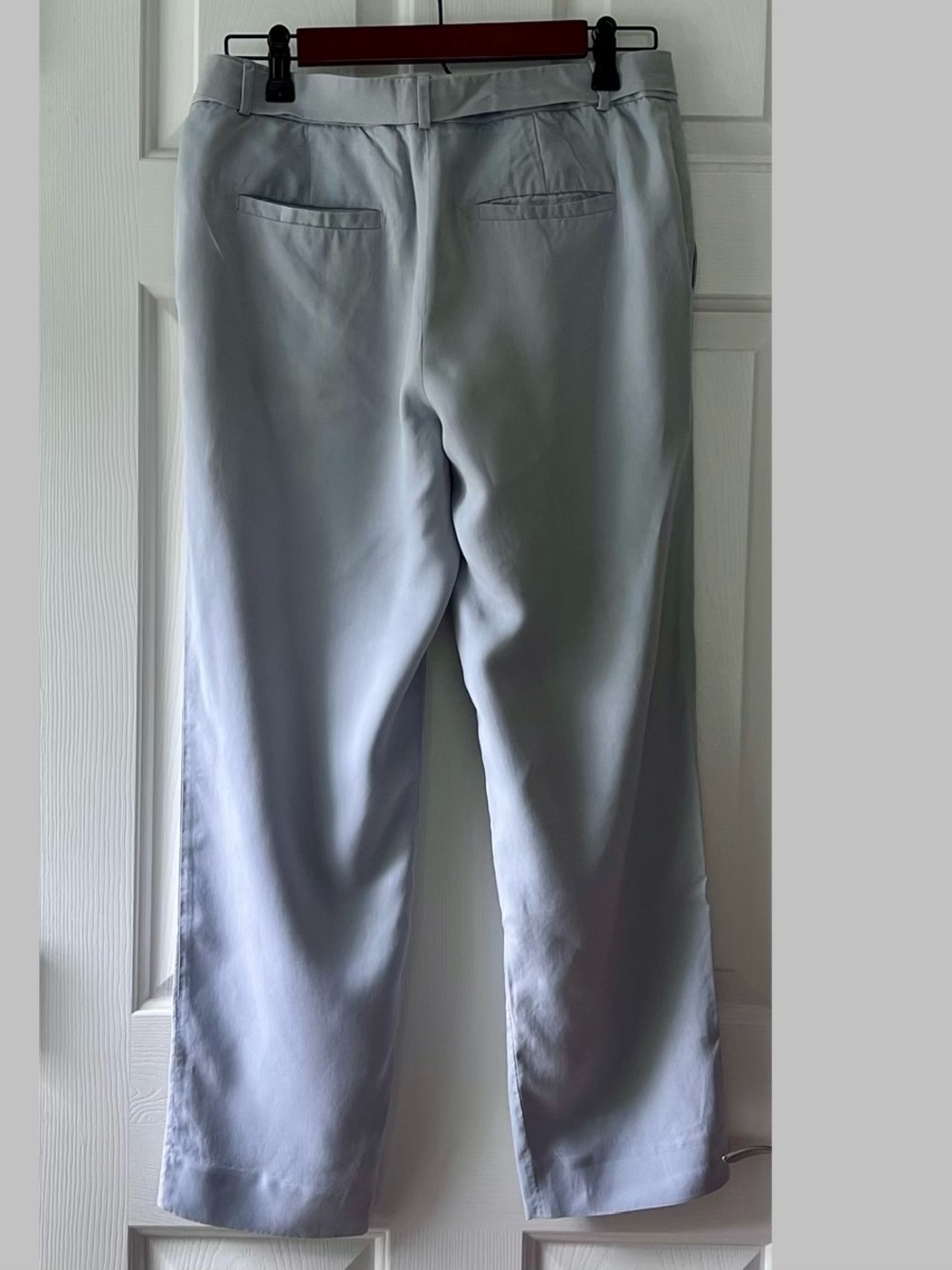 Banana Republic Light Gray Tie-Belt Chinos - Picture 2 of 6